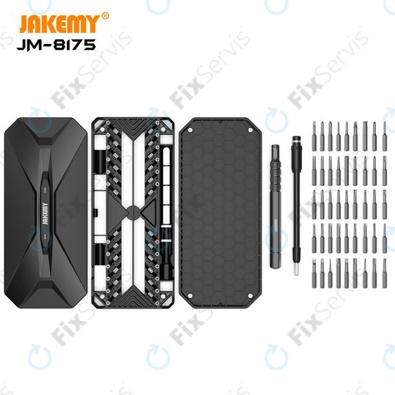 Jakemy JM-8175 - Sada Servisného Náradia pre Servis Elektroniky 50v1