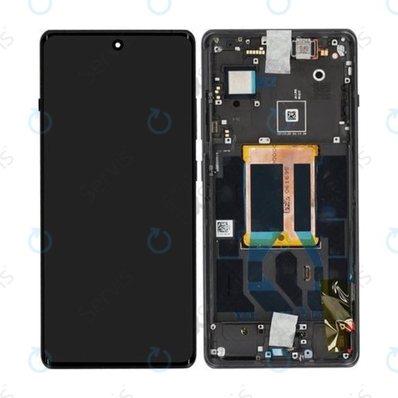 OnePlus 12R - LCD Displej + Dotykové Sklo + Rám (Iron Grey) - 621029000157 Genuine Service Pack