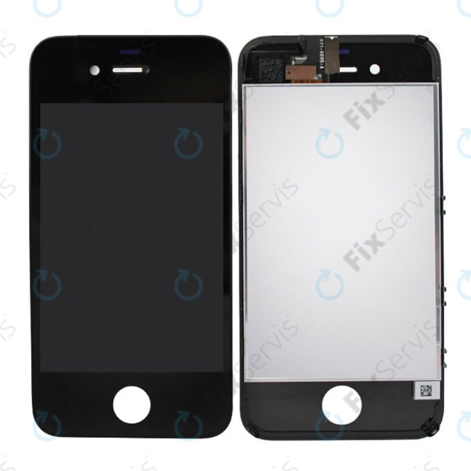 Apple iPhone 4 - LCD Displej + Dotykové Sklo + Rám (Black) TFT