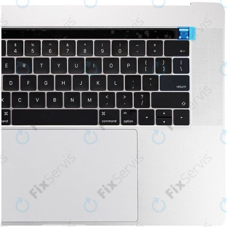 Apple MacBook Pro 15" A1707 (Late 2016 - Mid 2017) - Horný Rám Klávesnice + Klávesnica US + Mikrofón + Trackpad + Reproduktory (Silver)