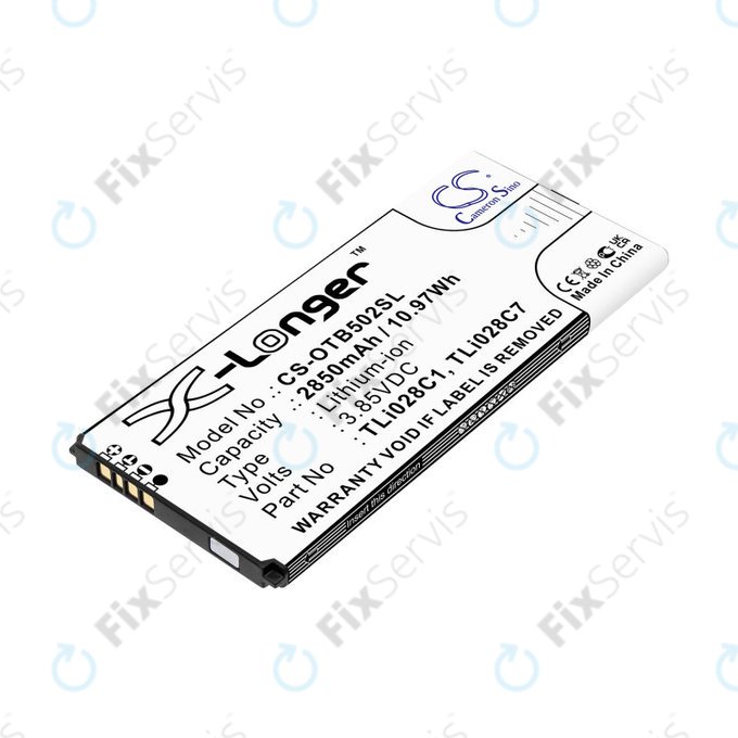 Batéria pre Alcatel 1b 2020, Alcatel Ot-5002a, 2850mAh, Li-Ion, 3.85V, TLI028C1, HQ