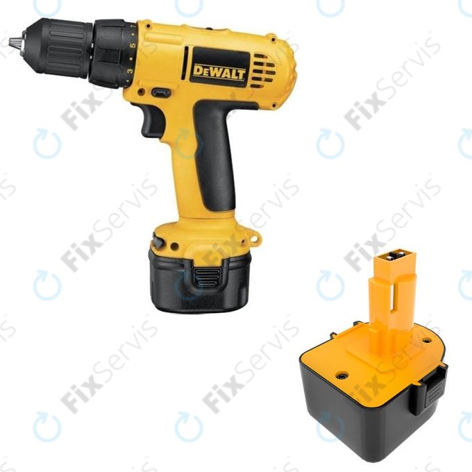 Batéria pre Dewalt DCD940B2, DCD910KX, 1500mAh, Ni-MH, 12V, DC9071, DE9074, HQ