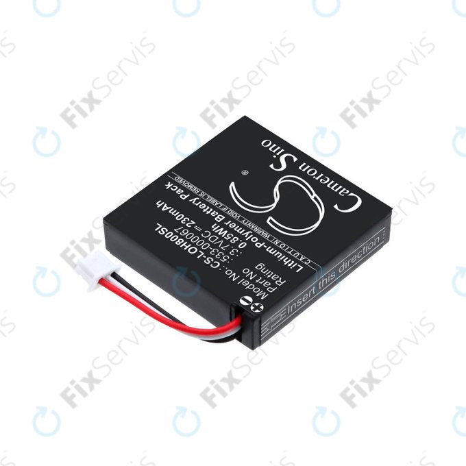 Batéria pre Logitech H800, 230mAh, Li-Pol, 3.7V, 533-000067, HQ