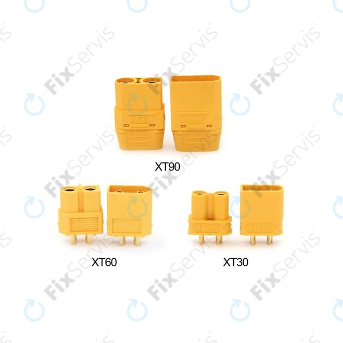 Amass - Batériové Konektory (XT30U + XT60 + XT90)