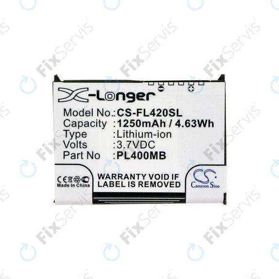 Batéria pre Fujitsu Siemens Loox N560, N520, N500, 420, 410, 1250mAh, Li-Ion, 3.7V, PL400MB, HQ