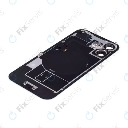 Apple iPhone 16 - Sklo Zadného Housingu + Sklíčko Kamery + Kovový Pliešok + Magsafe Magnet (Teal)