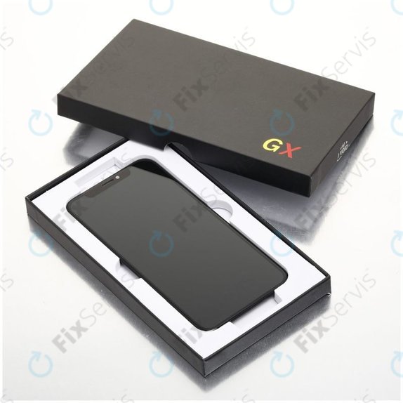 Displej Hard OLED pre iPhone 12 Pro Max, Dotykové sklo s rámom, FixPremium