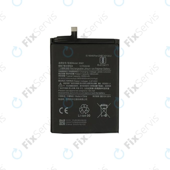 Xiaomi Poco X3, X3 NFC, X3 Pro - Batéria BN57, BN61 5160mAh