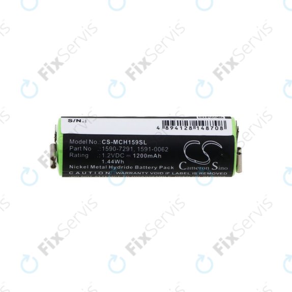 Batéria pre Moser Chromini 1591, Ermila Bella 1590, 1200mAh, Ni-MH, 1.2V, 1590-7291, HQ