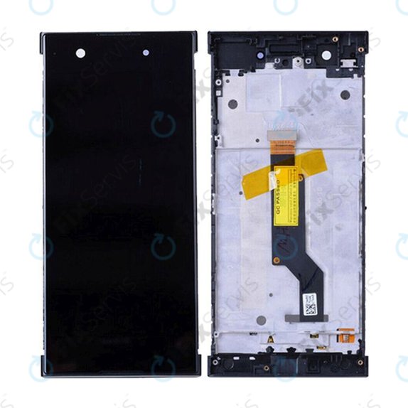 Sony Xperia XA1 G3121 - LCD Displej + Dotykové Sklo + Rám (Black) TFT