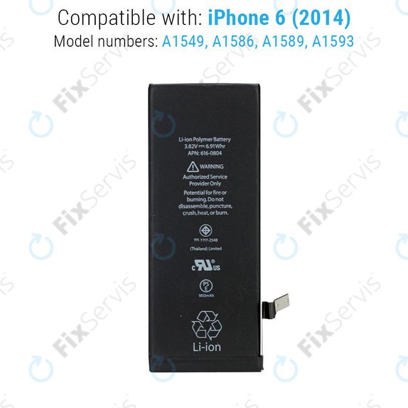Batéria pre iPhone 6, 1810mAh