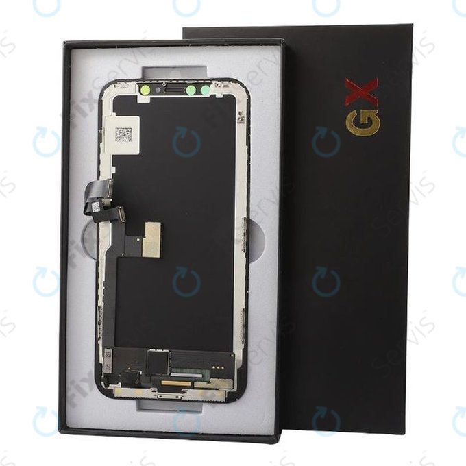 Displej Hard OLED pre iPhone 11 Pro Max, Dotykové sklo s rámom, FixPremium