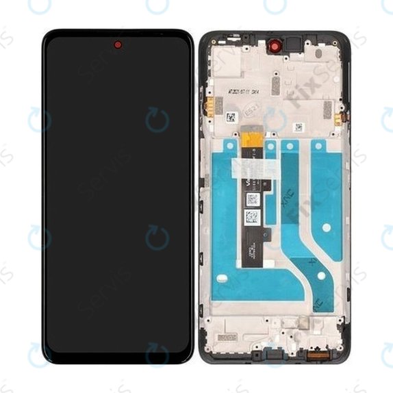 Motorola Edge 20 Lite XT2139 - LCD Displej + Dotykové Sklo + Rám - 5D68C19271 Genuine Service Pack