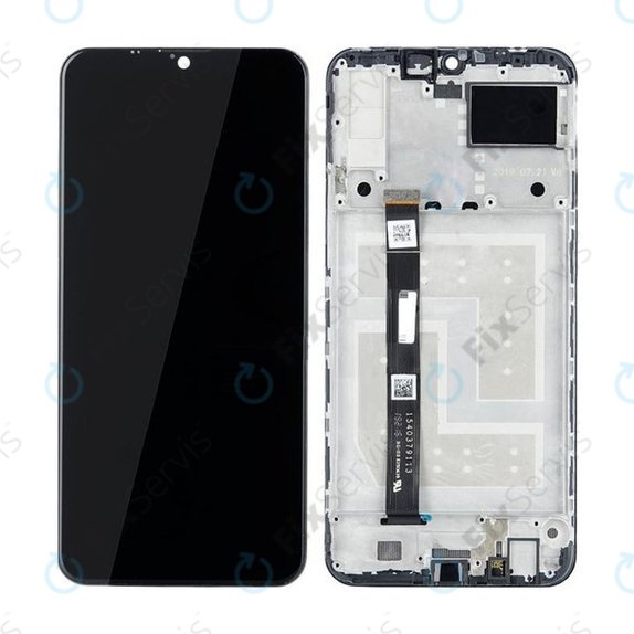 Lenovo K10 Note - LCD Displej + Dotykové Sklo + Rám (Black) TFT
