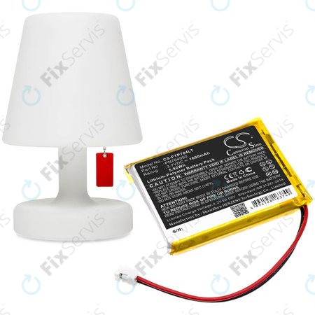 Batéria pre Fatboy Edison the Petit, LED Table Lamp Edison, 1600mAh, Li-Pol, 3.7V, PN704050, HQ