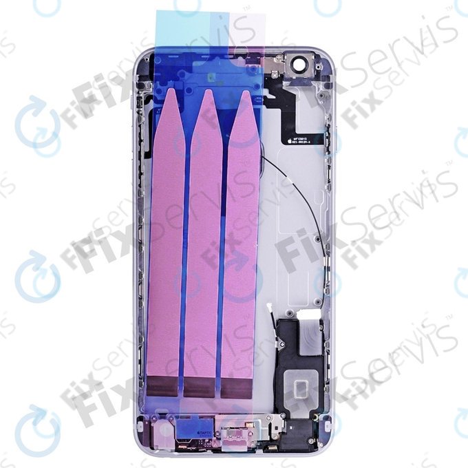 Apple iPhone 6S Plus - Zadný Housing s Malými Dielmi (Silver)