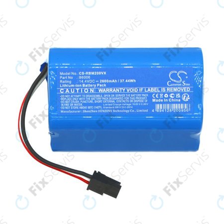 Batéria pre Robzone Moppy 2.0, 2600mAh, Li-Ion, 14.4V, B6006, HQ