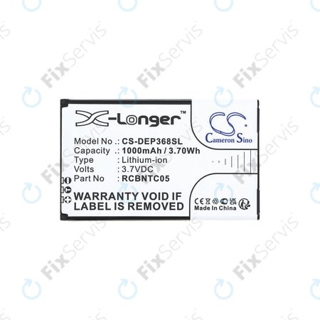 Batéria pre Doro Primo 368, 1000mAh, Li-Ion, 3.7V, RCBNTC05, HQ
