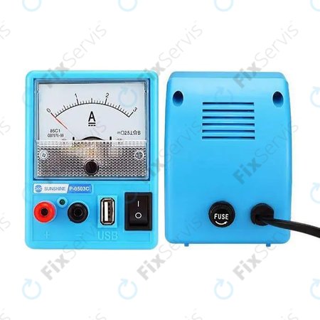 Sunshine P-0503C - Regulovateľný Mini Napájací Zdroj (0-5V, 0-3A)