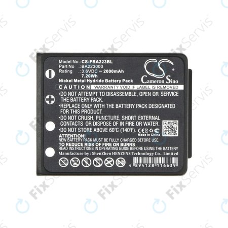 HBC Radiomatic Keynote, Linus 4, Micron 4, 5, 6, 7, Patrol D, Quadrix, Vector Pro - Batéria BA223000, BA223030, FUB6 2000mAh HQ