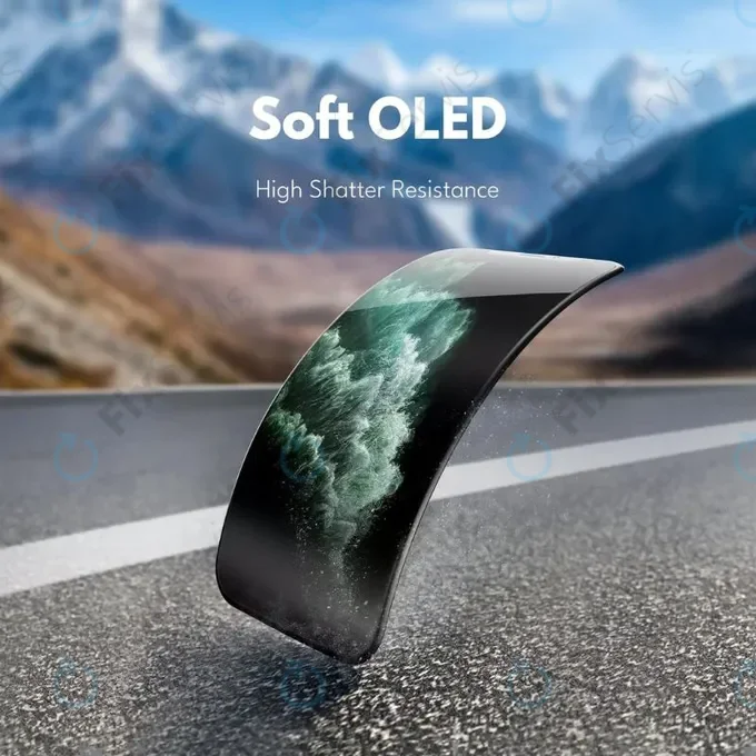 Displej Soft OLED pre iPhone XS, Dotykové sklo s rámom, FixPremium