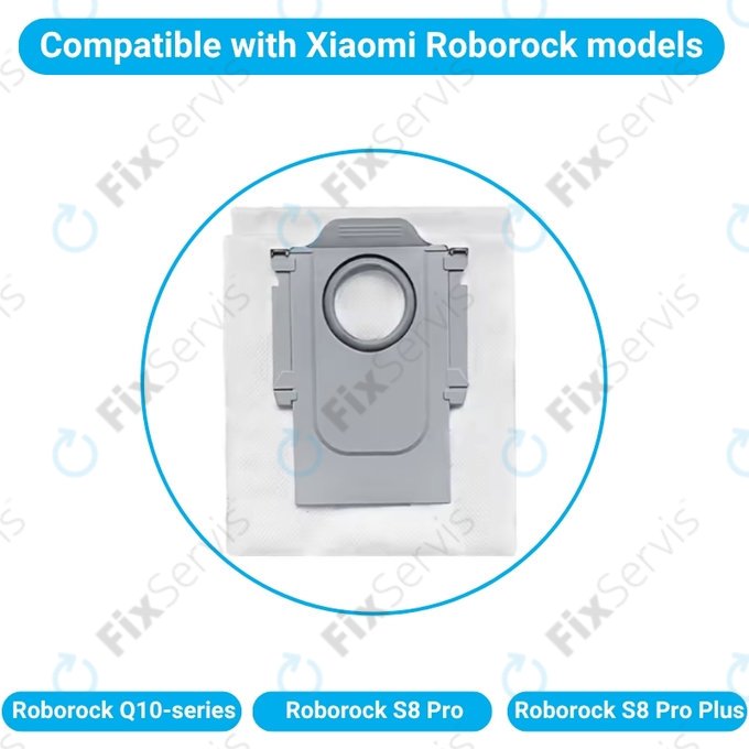 Vrecko do vysávača, 4 ks pre Xiaomi Roborock Q10-series, S8 Pro, S8 Pro Plus