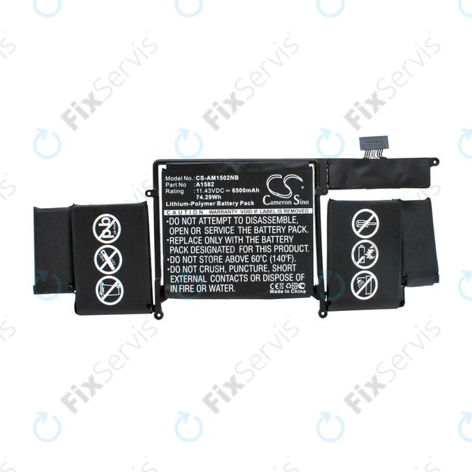 Apple MacBook Pro 13" A1502 (Early 2015) - Batéria A1582 6500mAh HQ