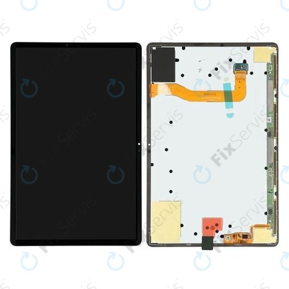 Samsung Galaxy Tab S7 Plus T970N, T976B - LCD Displej + Dotykové Sklo (Mystic Black) - GH82-23864A, GH82-23407A Genuine Service Pack