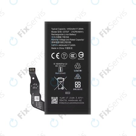Google Pixel 8a - Batéria GO7DF 4492mAh