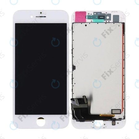 Apple iPhone 8, SE (2020), SE (2022) - LCD Displej + Dotykové Sklo + Rám (White) In-Cell FixPremium