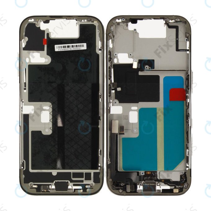 Stredný Rám s Batériou pre iPhone 16 Pro | Natural Titanium | ZD076-00692 | Genuine Apple