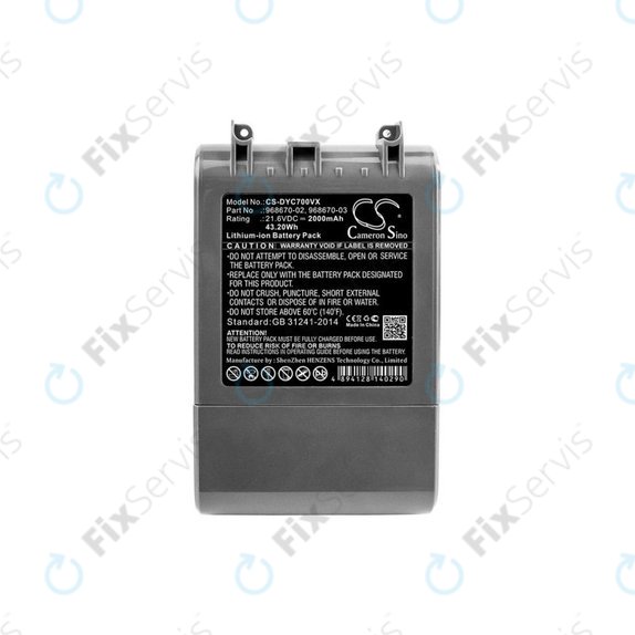 Dyson V7 - Batéria 968670-02, 968670-03 Li-Ion 21.6V 2000mAh HQ
