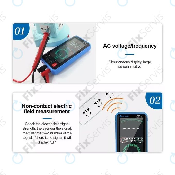 Sunshine DT-21N - Dotykový Multimeter