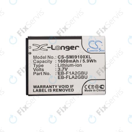 Batéria pre Samsung i9100, Galaxy S II, 1600mAh, Li-Ion, 3.7V, EB-F1A2GBU, HQ