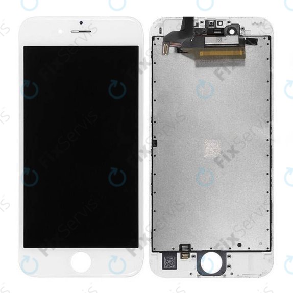 Displej pre iPhone 6S, White, Dotykové sklo s rámom