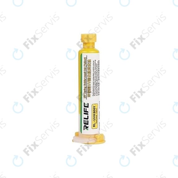 Relife RL-UVH900Y - UV Vytvrditeľná Spájkovacia Maska - 10ml (Žltá)