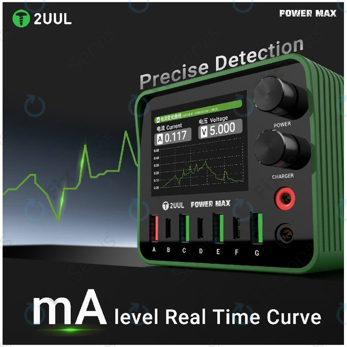 Nabíjacia stanica, 200W viacportová, 2UUL PC01