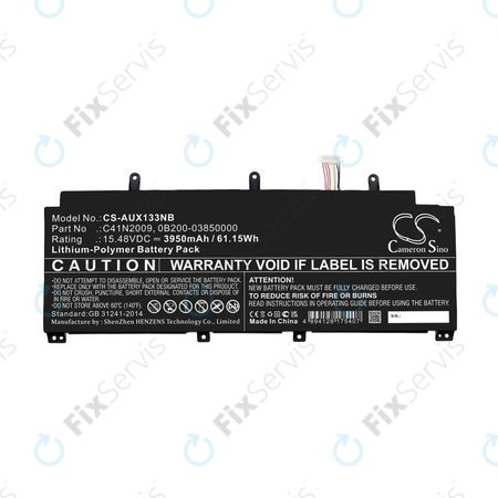 Batéria pre Asus ROG Flow X13 GV301QE-K6008, 3950mAh, Li-Pol, 15.48V, C41N2009, HQ