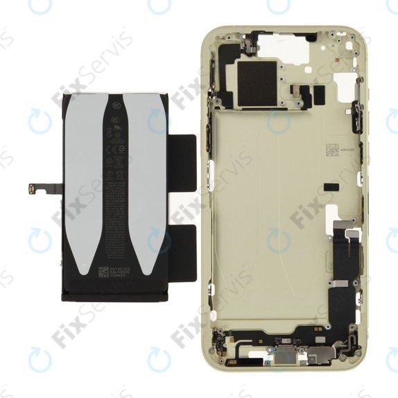 Stredný Rám s Batériou pre iPhone 15 Plus | Yellow | ZD076-00676 | Genuine Apple
