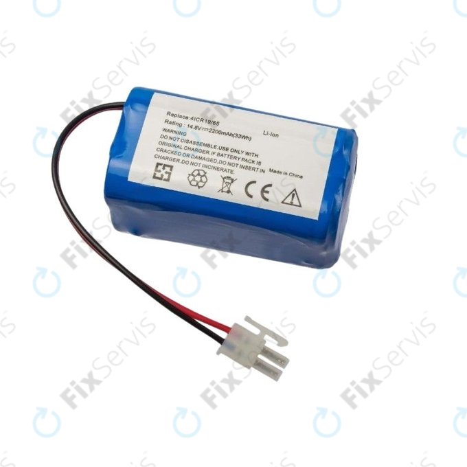 Ecovacs Deebot CEN-series, CR-series, N79-series, X500-series - Batéria 4ICR19/65 Li-Ion 14.8V 2200mAh