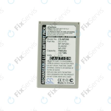 Batéria pre Minolta DiMAGE X, Xi, Xt, Xt Biz, Xg, 750mAh, Li-Ion, 3.7V, NP-200, HQ