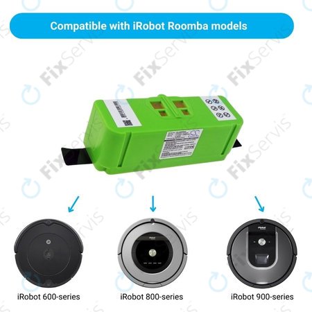 iRobot Roomba 600, 800, 900-series - Batéria 4502233, 4374392, 2130LI Li-Ion 14.4V 5200mAh HQ