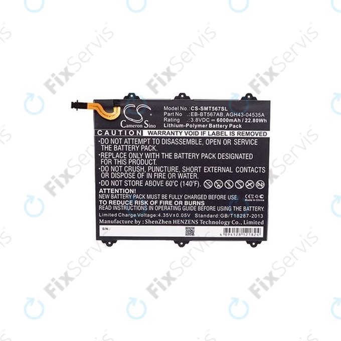 Samsung Galaxy Tab E 9.6 XLTE - Batéria EB-BT567ABA 6000mAh HQ