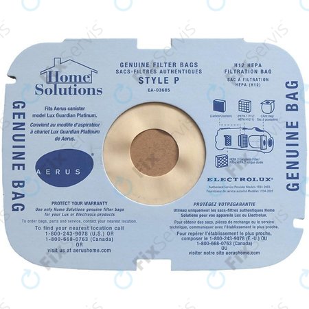 Electrolux, Aerus - Vrecko do Vysávača (Style-P)