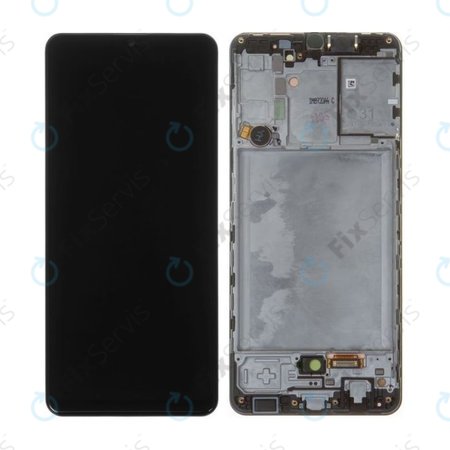 Samsung Galaxy A31 A315F - LCD Displej + Dotykové Sklo + Rám (Prism Crush Black) - GH82-22905A, GH82-22761A, GH82-24406A, GH82-24455A Genuine Service Pack