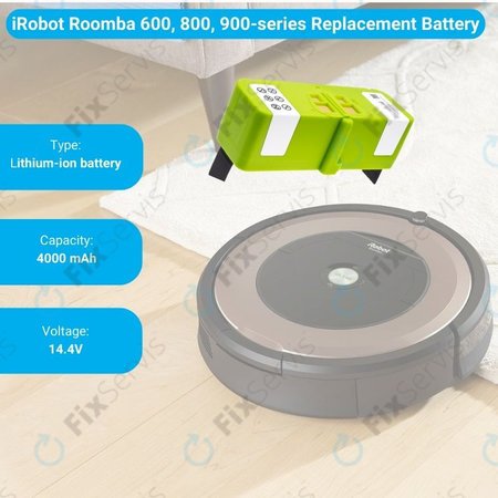 iRobot Roomba 600, 800, 900-series - Batéria 4502233, 4374392, 2130LI Li-Ion 14.4V 4000mAh HQ