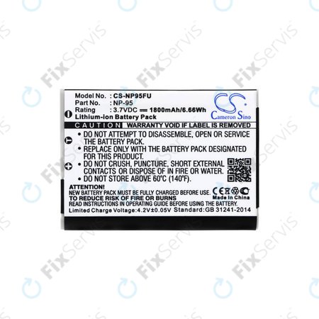 Batéria pre Fujifilm FinePix F30, Ricoh GXR, 1800mAh, Li-Ion, 3.7V, DB-90, HQ