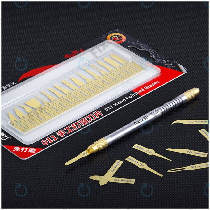 QianLi ToolPlus 011 - Ručne Leštené Čepele s Rukoväťou 16v1