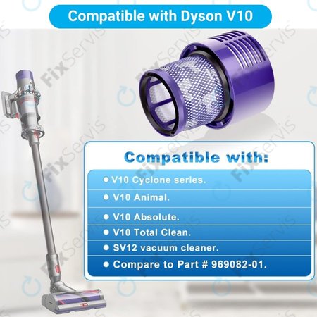 Dyson V10 - Prachový Filter