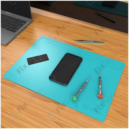 2UUL - ESD Antistatická Teplovzdorná Silikónová Podložka - 40 x 28cm (Modrá)